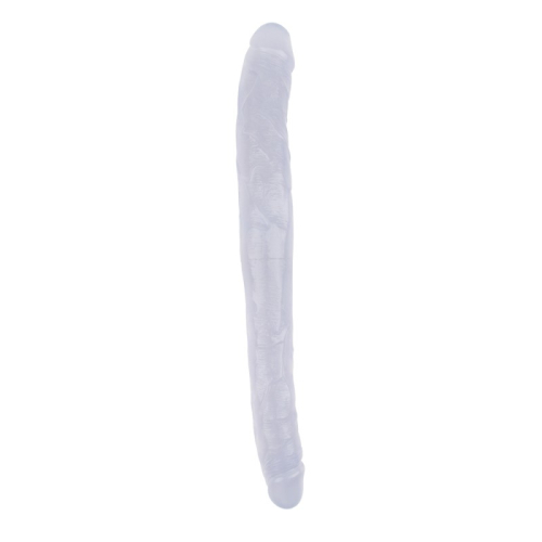 Двосторонній фалоімітатор 17.8 Inch Dildo прозорий - 2