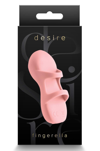 Вибратор на палец для стимуляции клитора розового цвета NS Novelties Desire Fingerella - 3