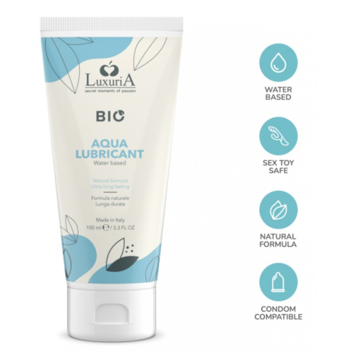 Натуральный лубрикант на водной основе Intimateline Luxuria Bio Aqua Lubricant 100мл - 3