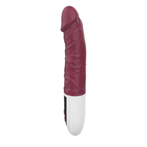 Фалоімітатор реалістичний з вібрацією фіолетовий Loviss Caeser Vibrator Dildo 12 режимів - 3