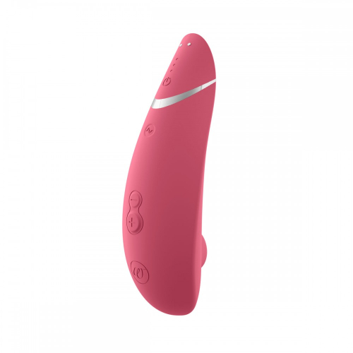 Вакуумный бесконтактный клиторальный стимулятор розовый Womanizer Premium 2 - 14
