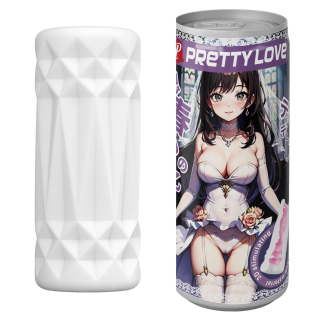 Мастурбатор для чоловіків білого кольору Lybaile Pretty Love Masturbator Super soft material