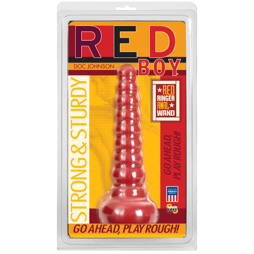 Анальна пробка Doc Johnson Red Boy Red Ringer Anal Wand - 2