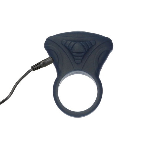 Ерекційне віброкільце чорного кольору з пультом ДУ Lux Active Circuit - 2