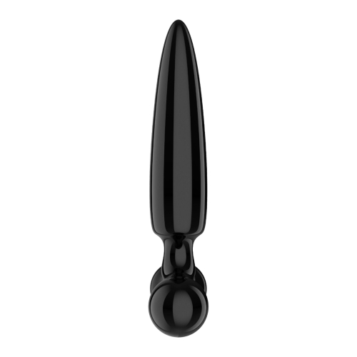 Трехсторонний стеклянный дилдо черный Satisfyer Triple Crystal 1 - 4