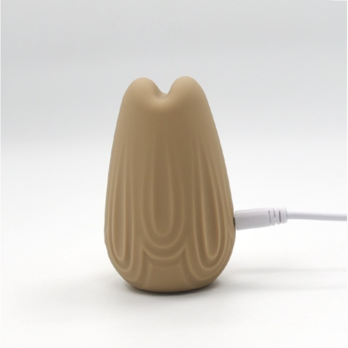 Вибратор для стимуляции клитора в форме вазы желтого цвета Cnt 3D Design Vase - 3