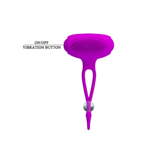 Вібратори для сосків рельєфні фіолетові LYBAILE Pretty Love Bancroft - 7